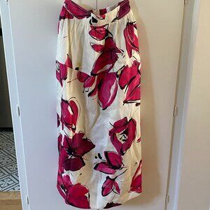 Aje Lottie Gathered Midi Skirt